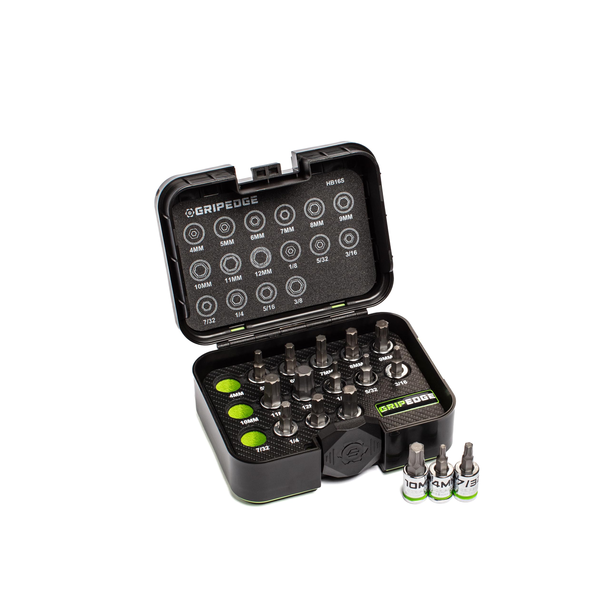 Amazon.com: GRIPEDGE Tools | 16-PC - R.P.T. Hex Driver Set | Sizes